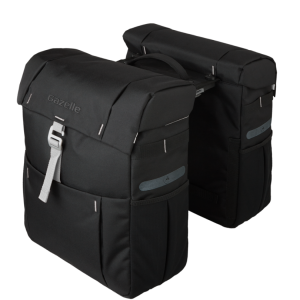 Tas dubbel black olive adapter Mik